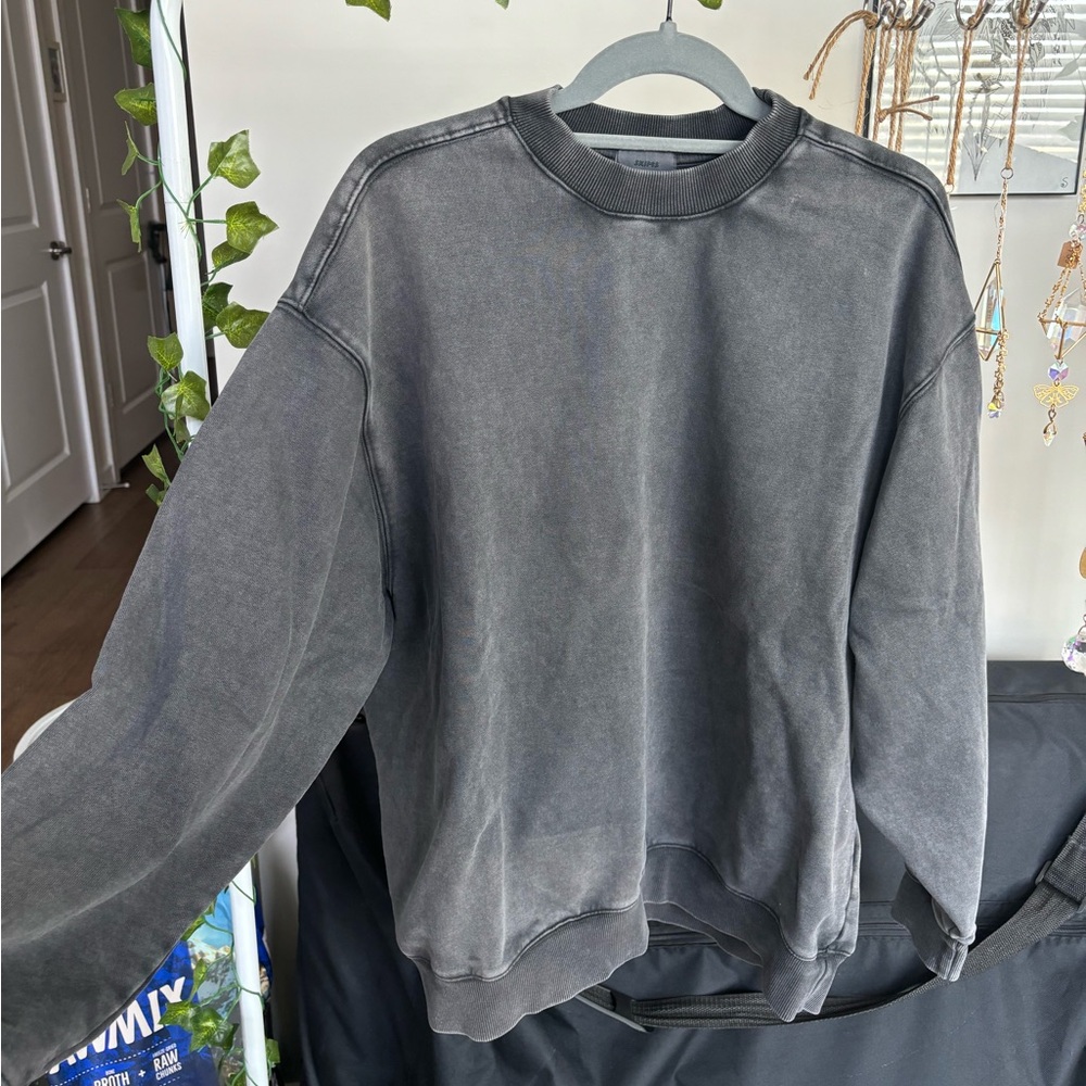 Skims boyfriend fleece crew neck